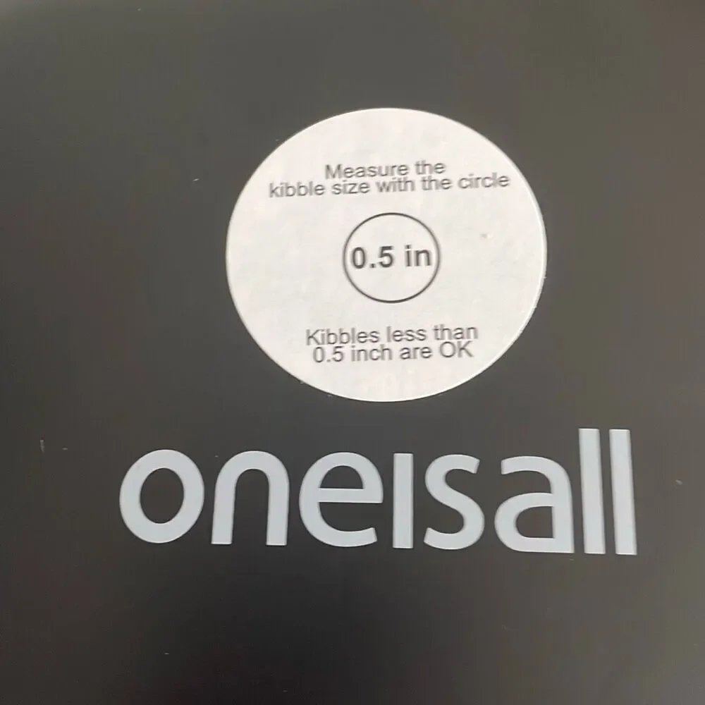 Oneisall automated cat feeder,WiFi 2.4GHz app control,small pet dry food feeder